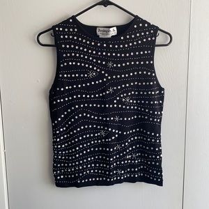 Joseph A. Black beaded tank